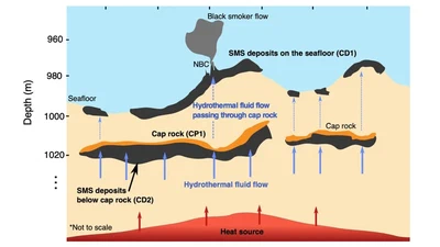 海底熱水鉱床の２階建て分布を可視化に成功 (Ishizu et al., 2019, GRL) featured image